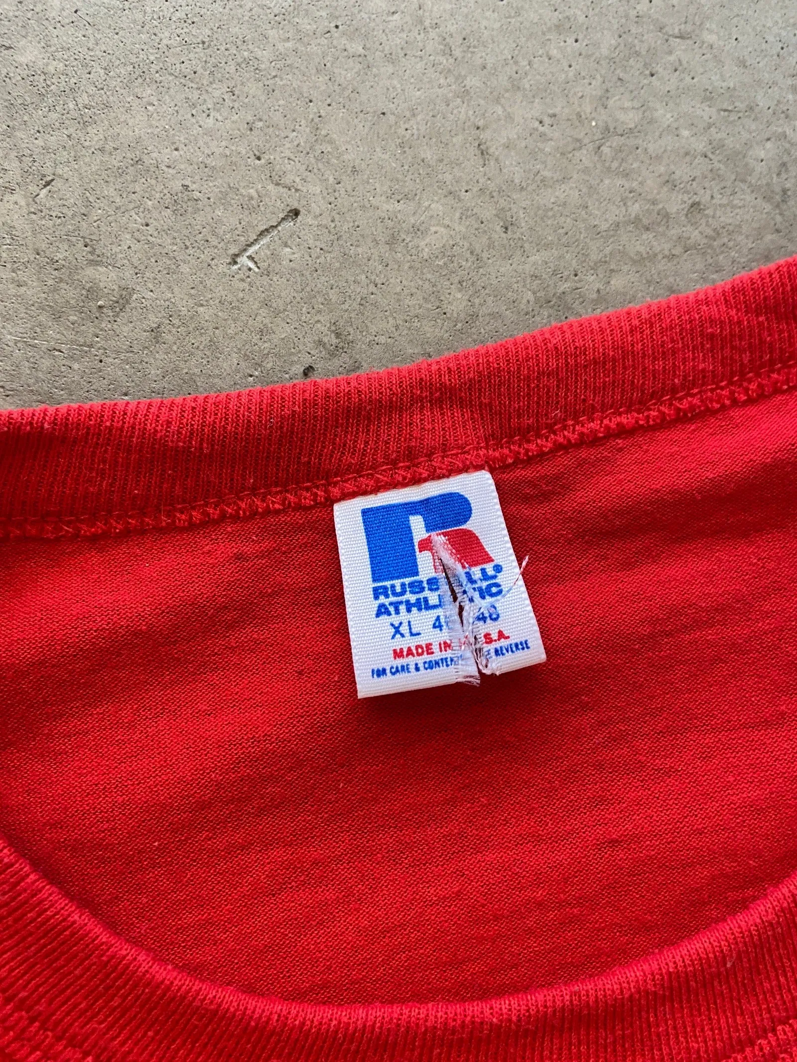 1985 California Naked Spellout T-Shirt - XL
