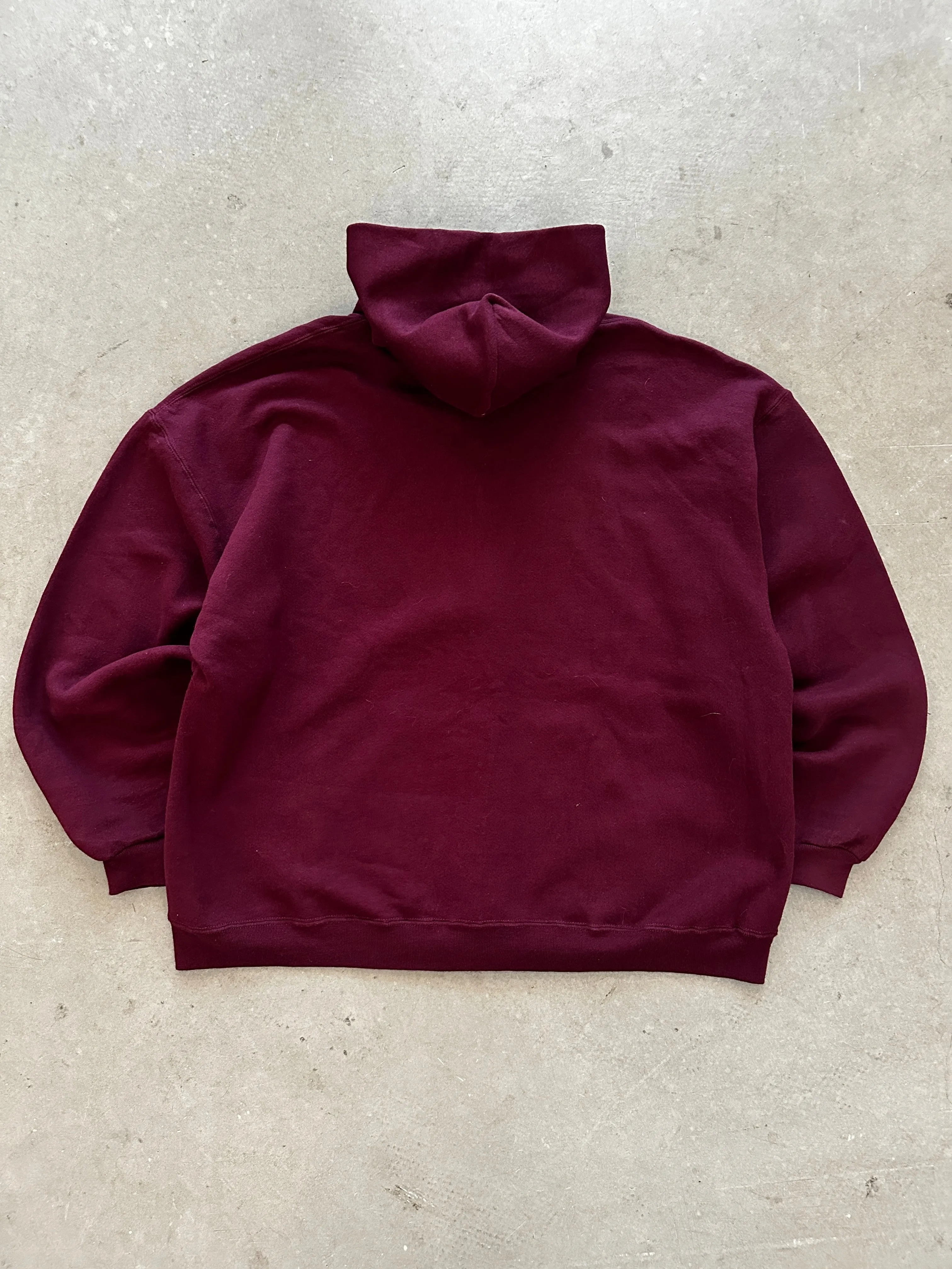 1990's Russell Athletic Blank Zip Hoodie - XL