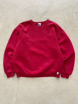 1990's Russell Athletic Faded Blank Sweat - L