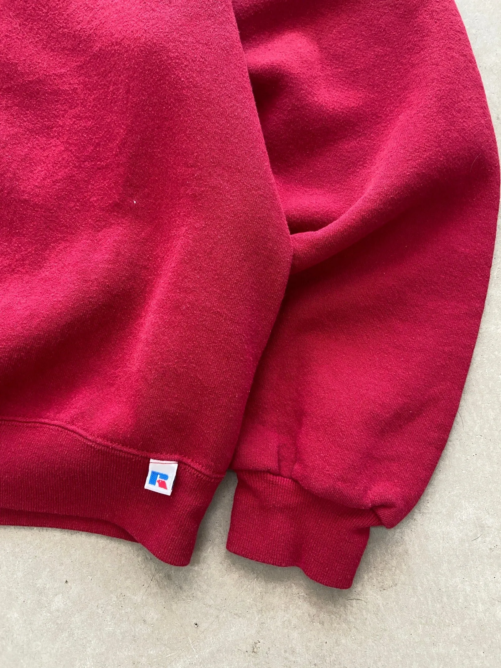 1990's Russell Athletic Faded Blank Sweat - L