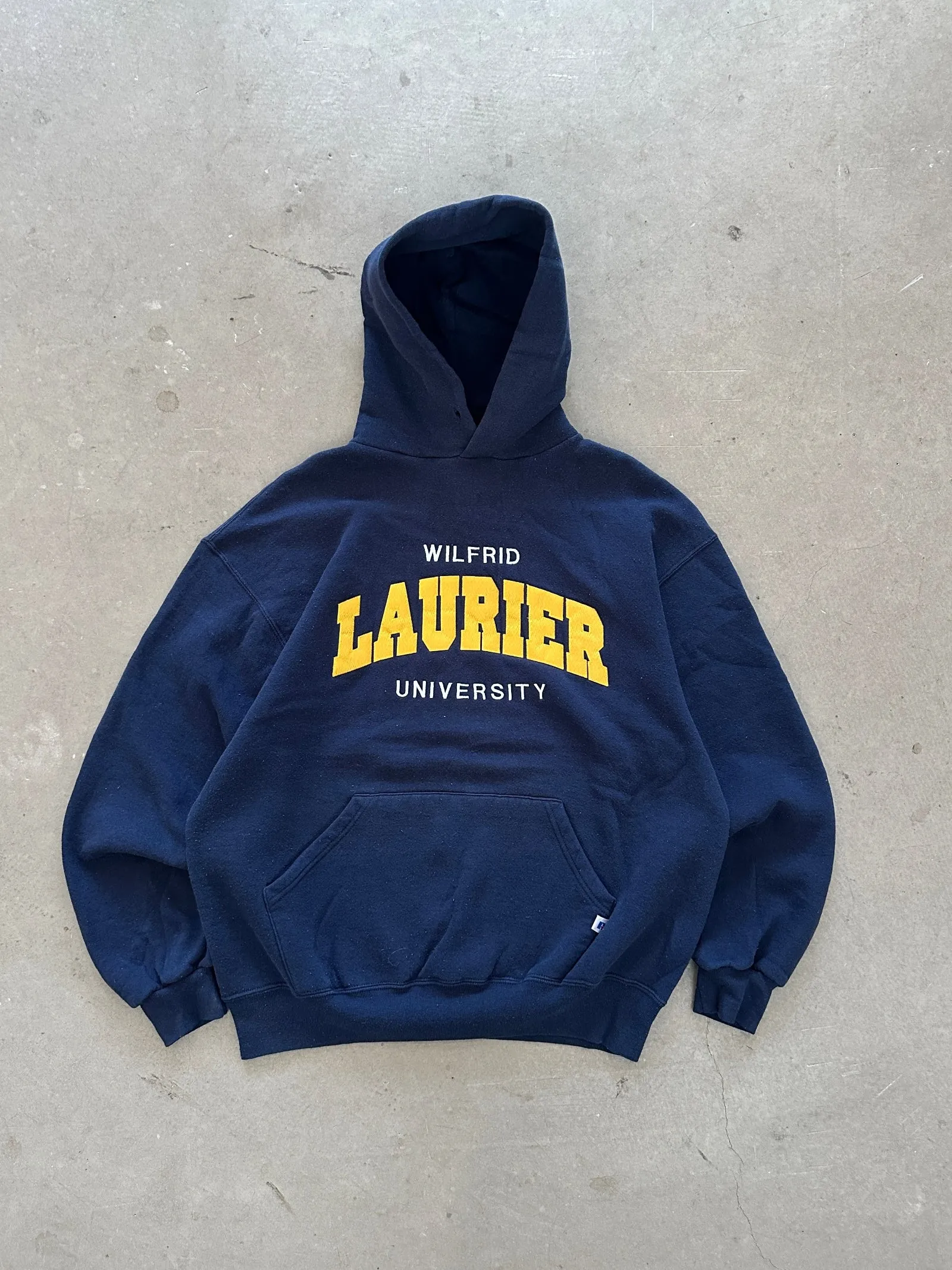 1990's Russell Athletic Laurier Hoodie - L