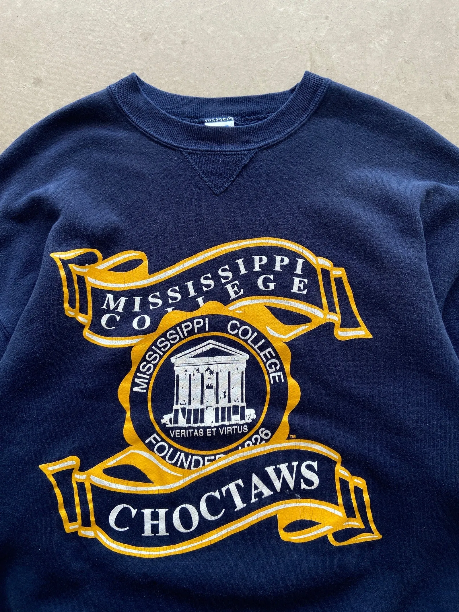 1990's Russell Athletic Mississippi College Sweat - XL