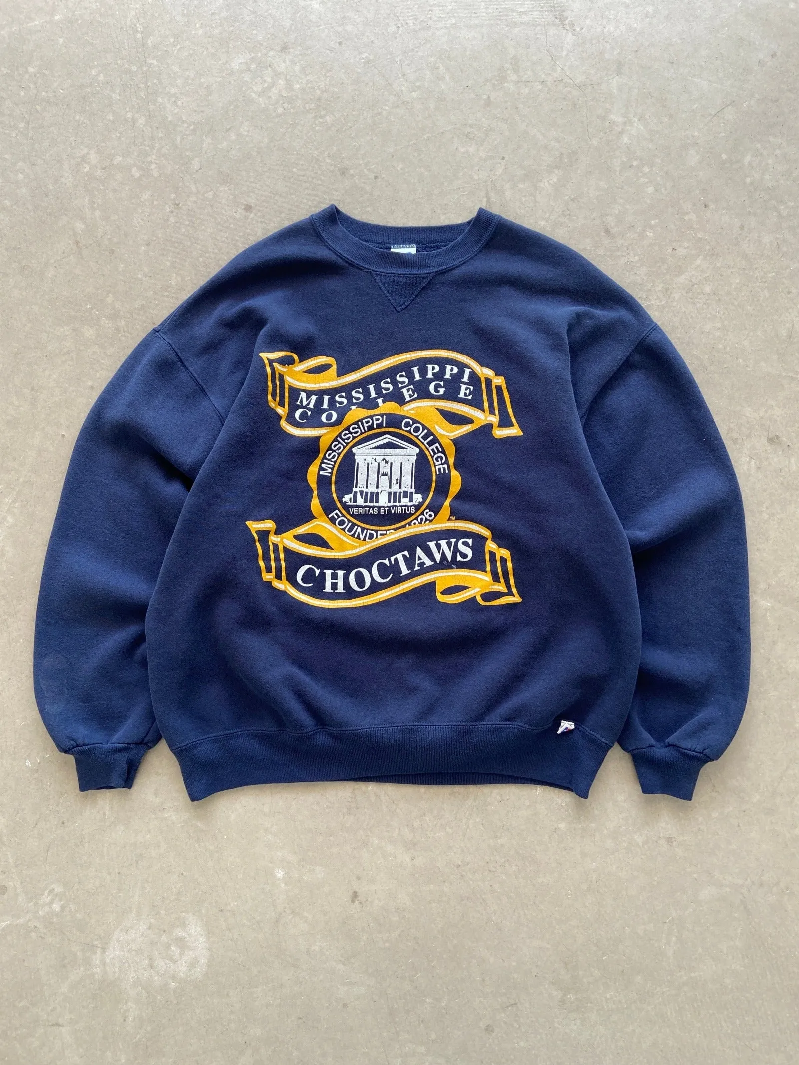 1990's Russell Athletic Mississippi College Sweat - XL