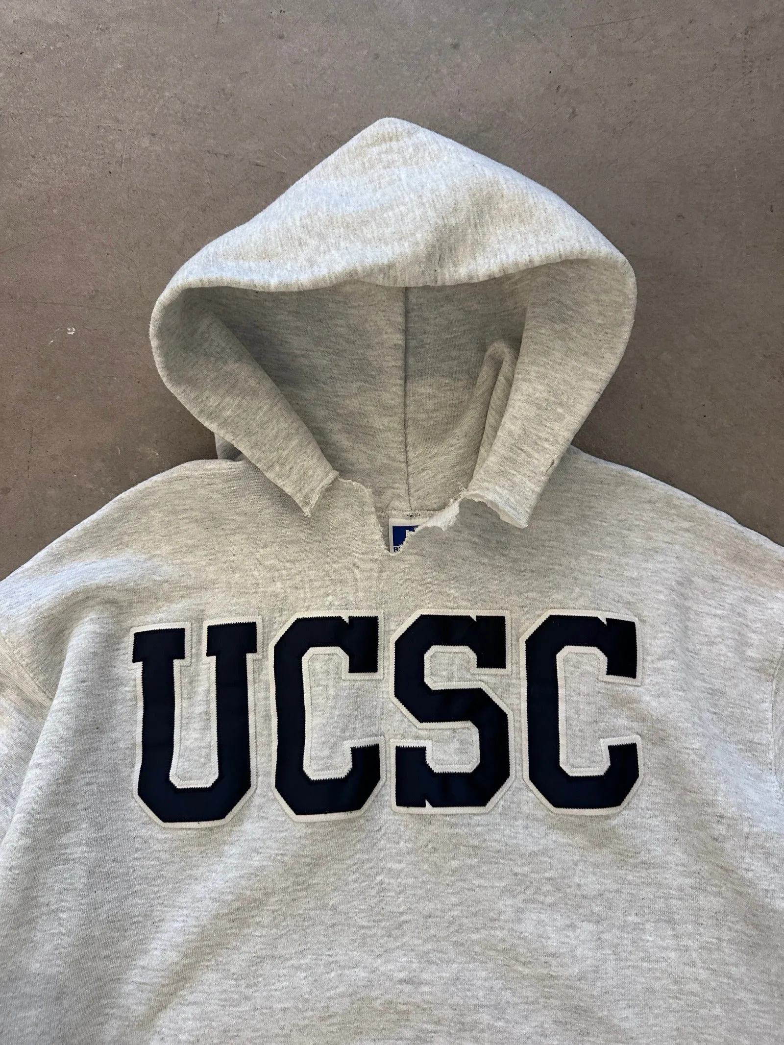 1990's UCSC Russell Athletic Hoodie - XL