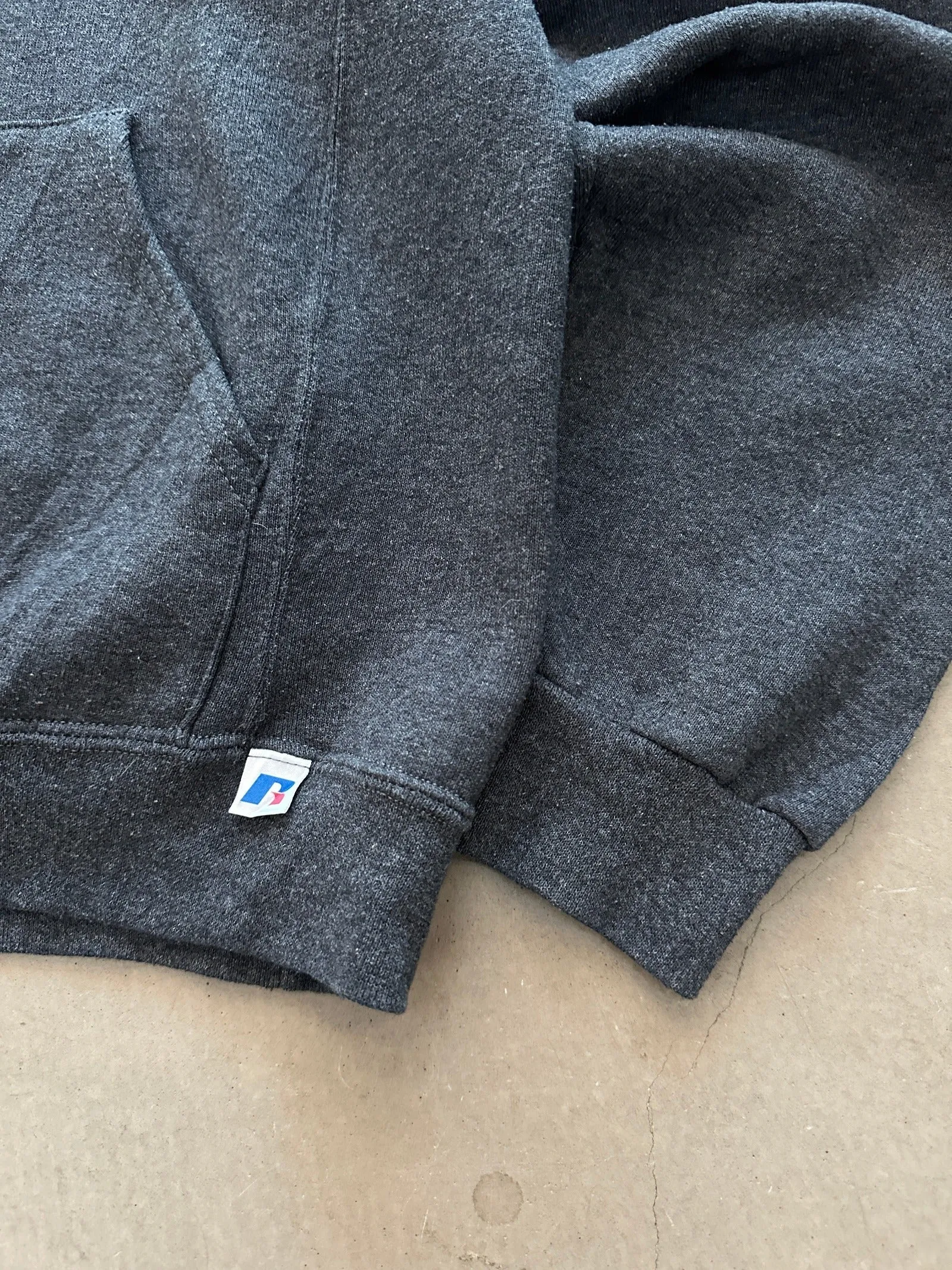 2000's Russell Athletic Blank Hoodie - M