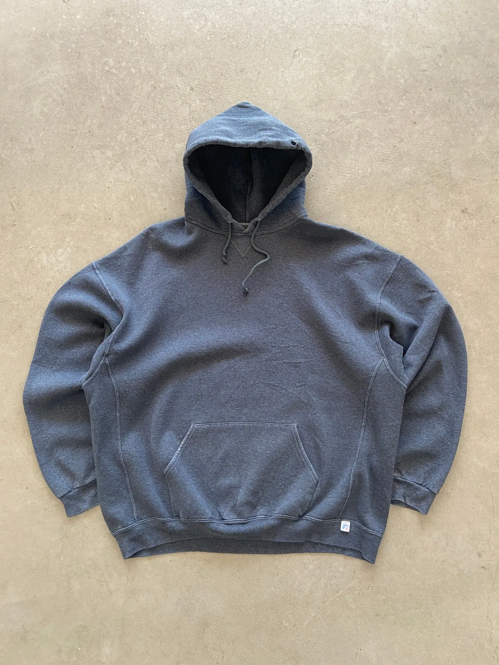 2000's Russell Athletic Blank Hoodie - XXL