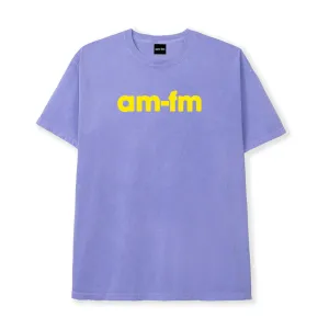 am-fm OG LOGO TEE // VIOLET