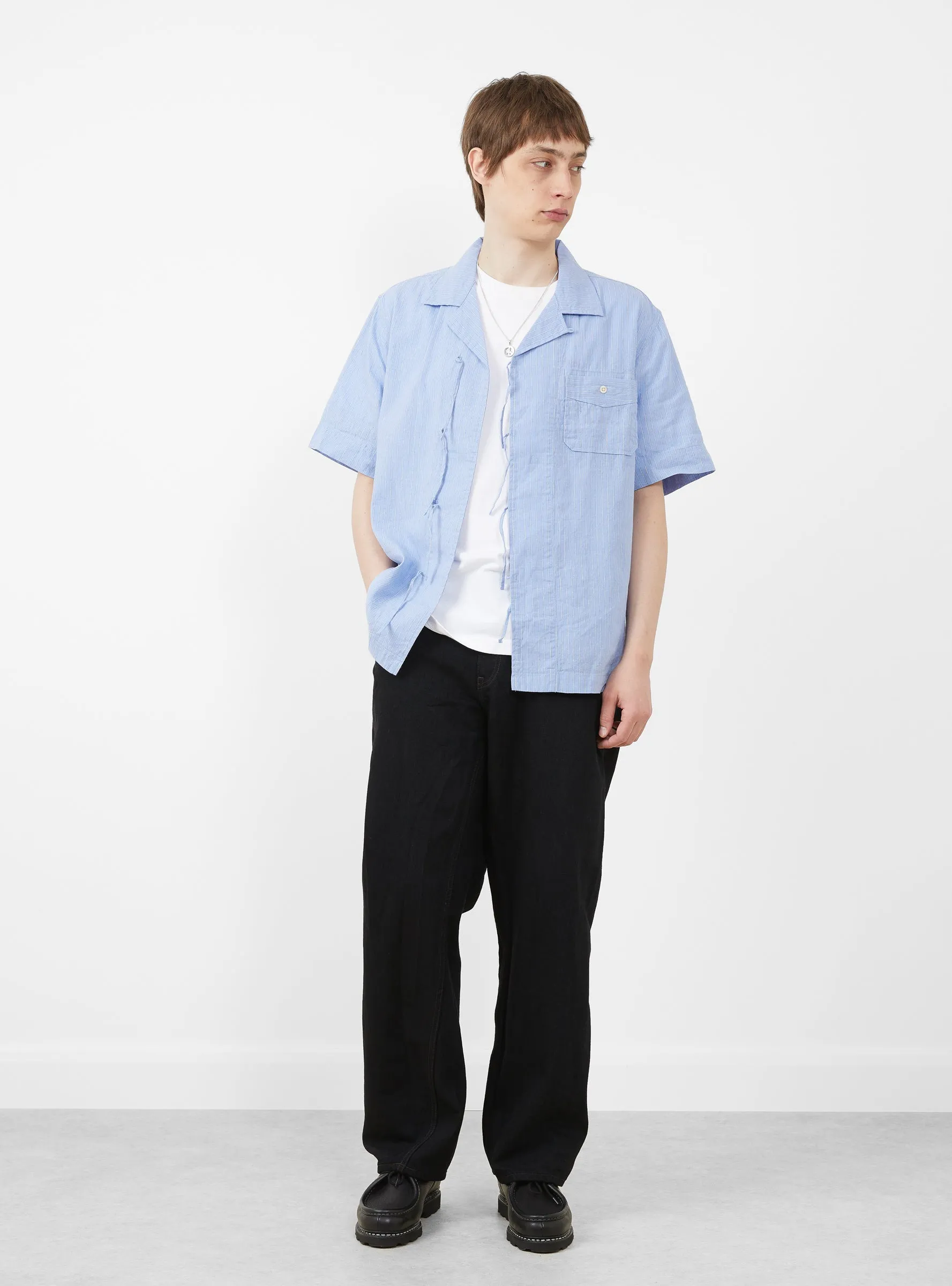 Baggy 5 Pocket Pants Black (One Wash)