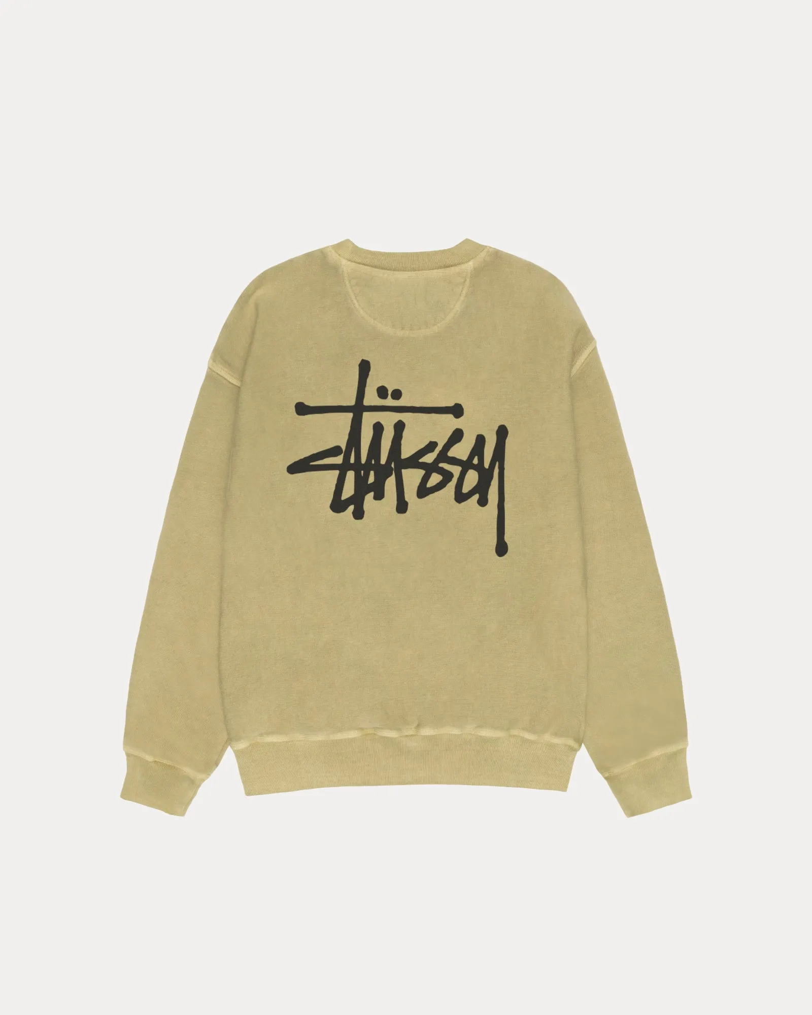 BASIC STSSY CREW PIGMENT DYED