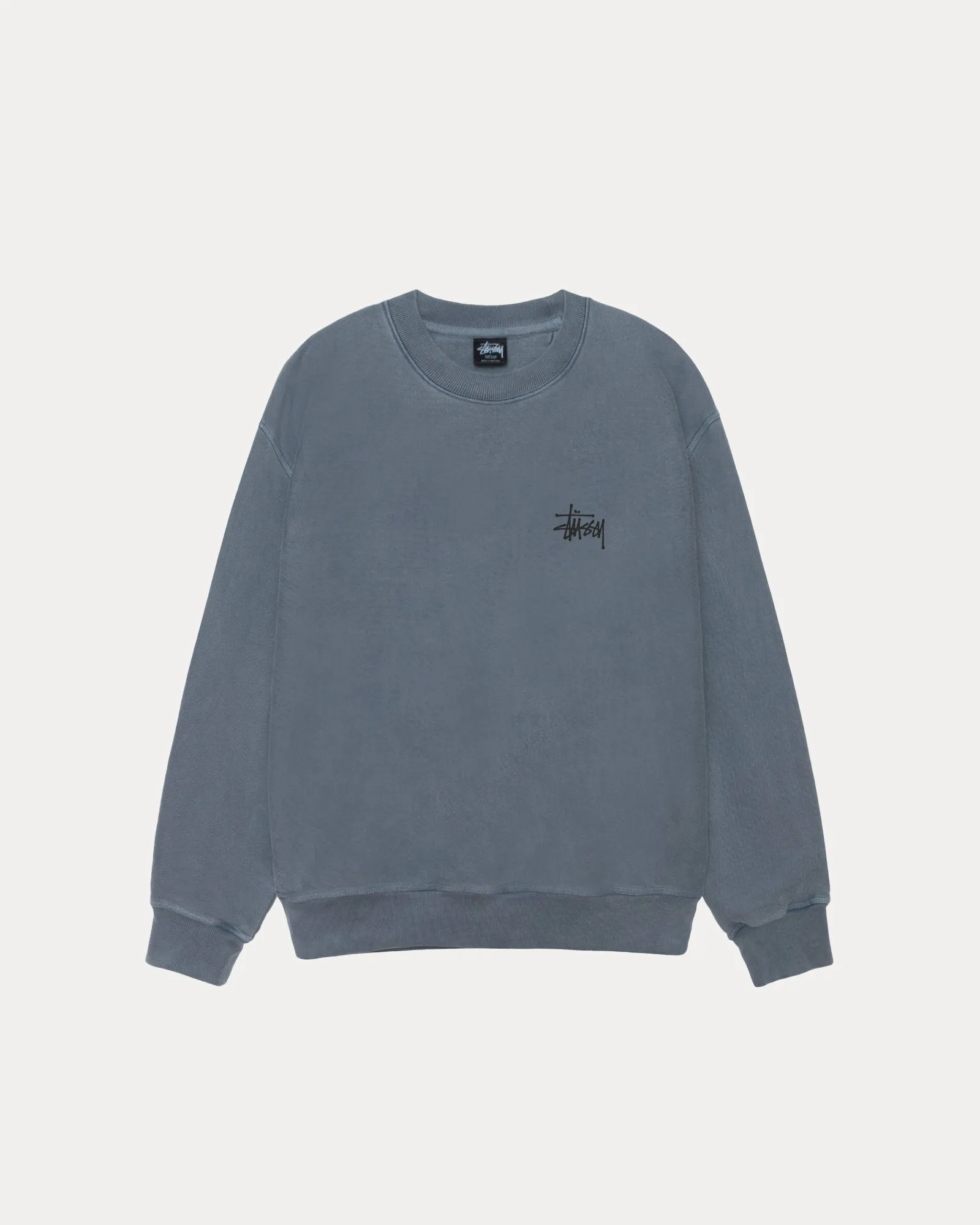 BASIC STSSY CREW PIGMENT DYED