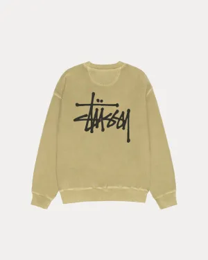 BASIC STSSY CREW PIGMENT DYED