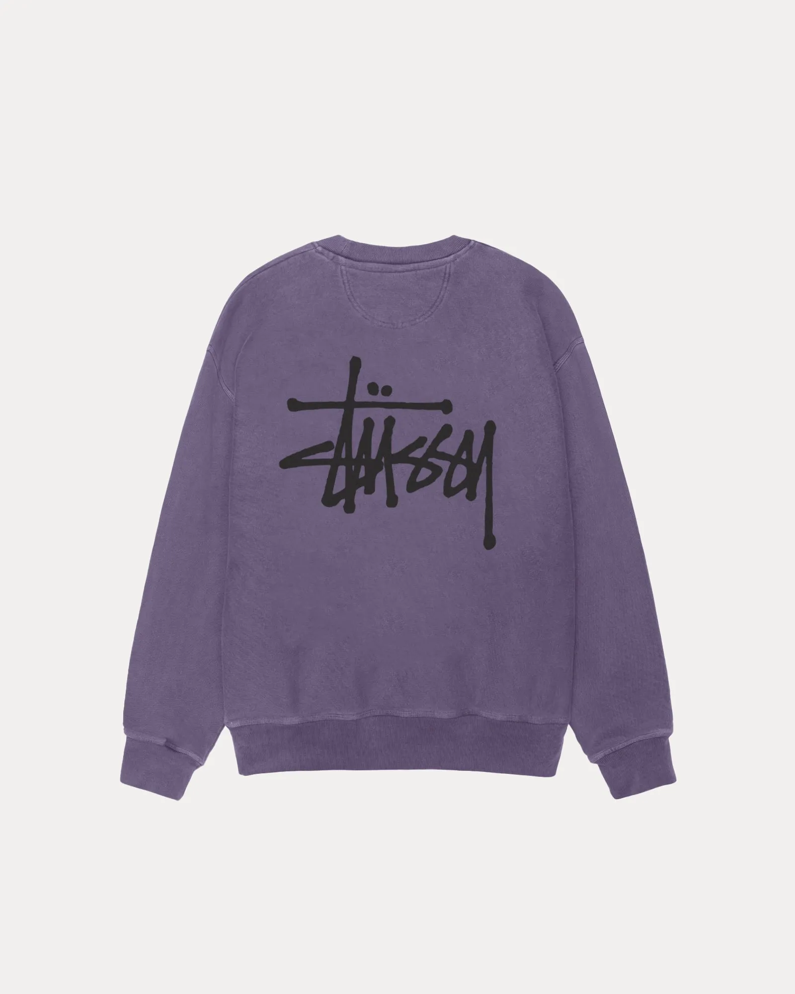 BASIC STSSY CREW PIGMENT DYED