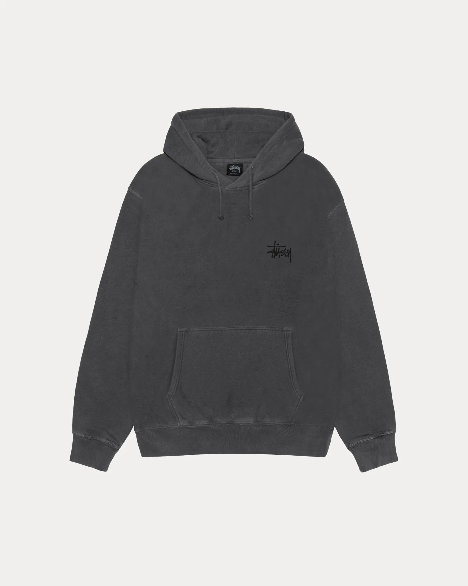 BASIC STSSY HOODIE PIGMENT DYED