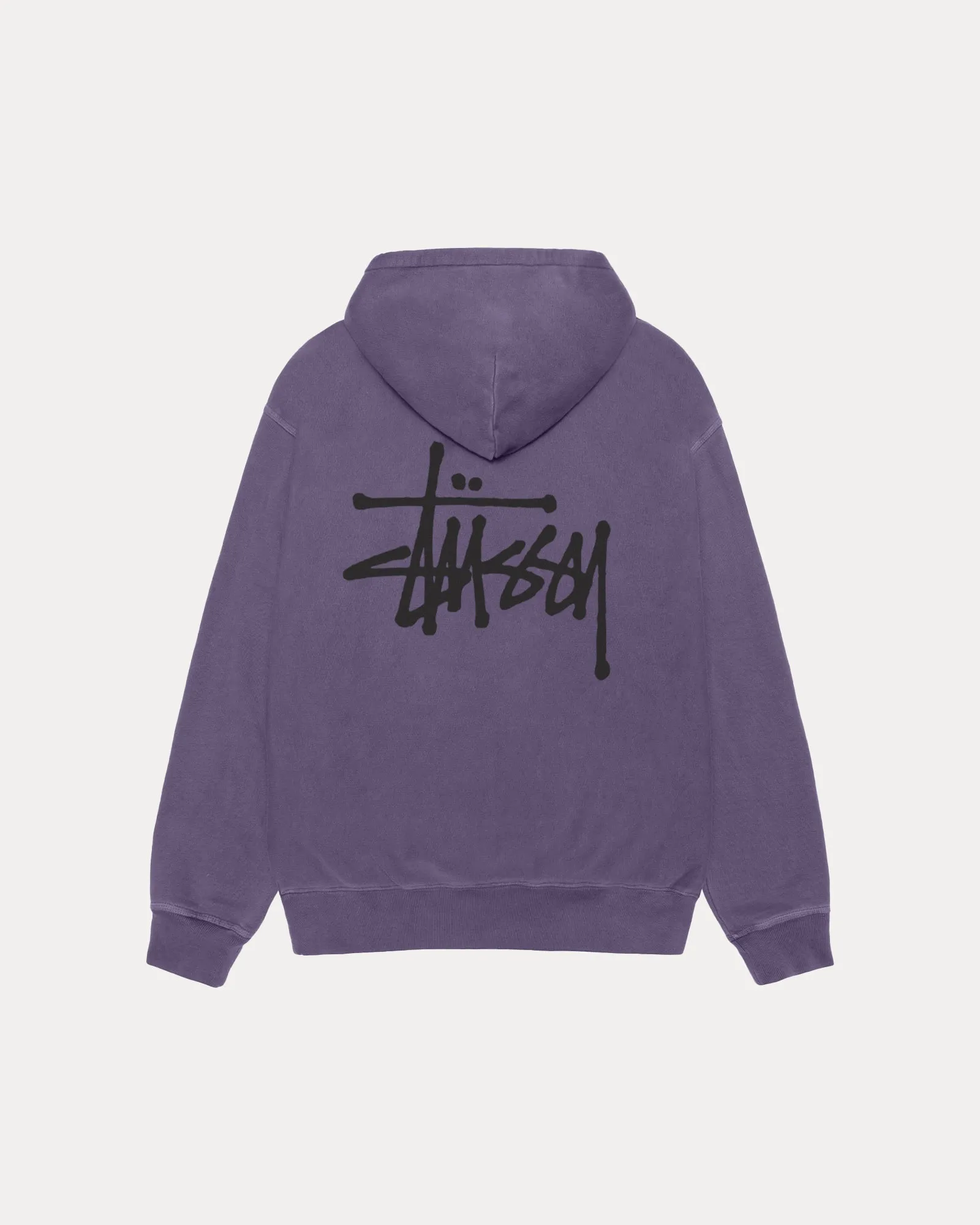 BASIC STSSY ZIP HOODIE PIGMENT DYED