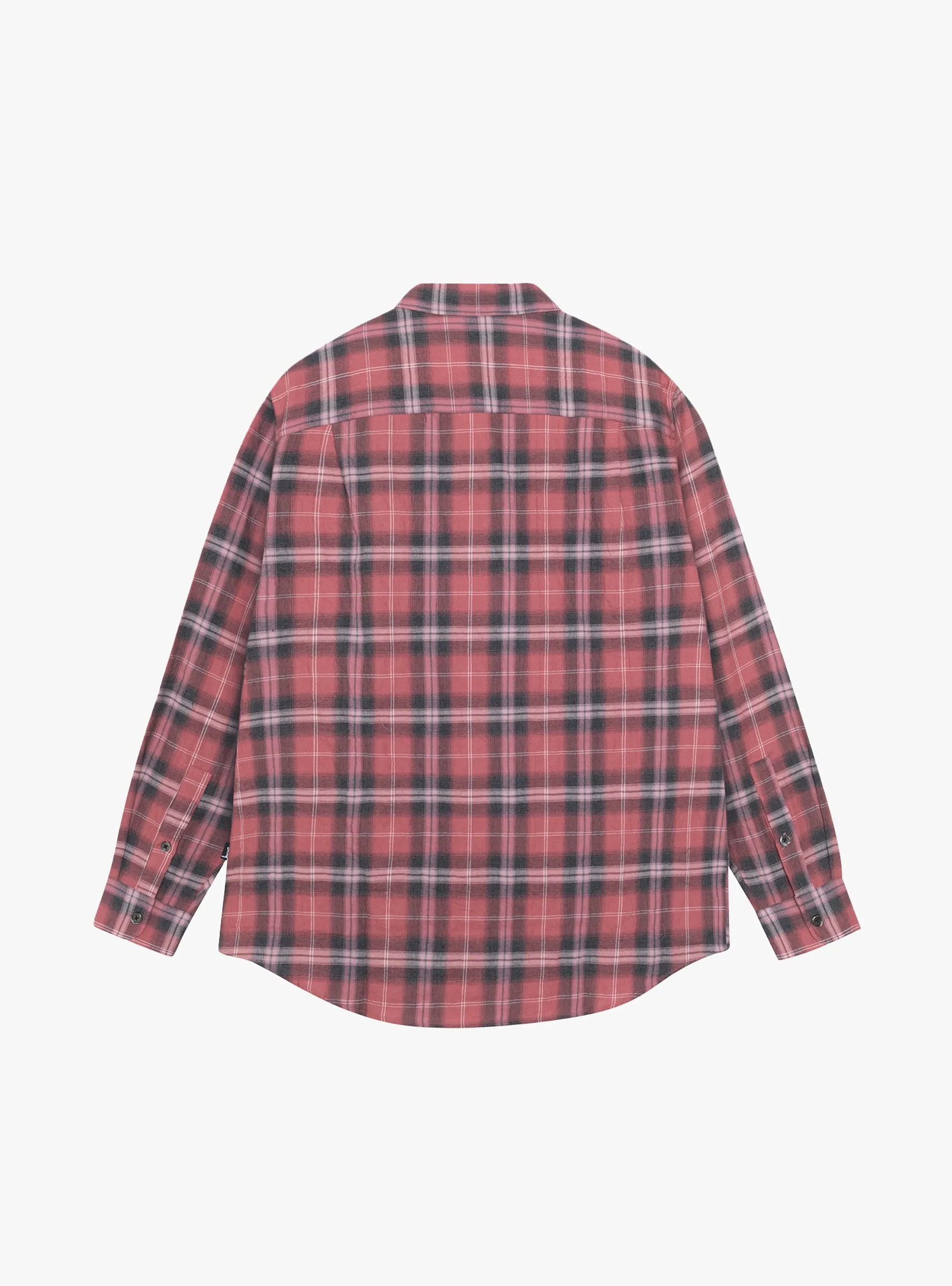 Beach Plaid Shirt Red