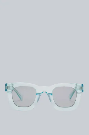 BRAIN DEAD ELIA SUNGLASSES CLEAR BLUE