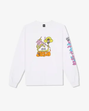 Brain Dead - Men's Packing Up Long Sleeve T-Shirt - (White)