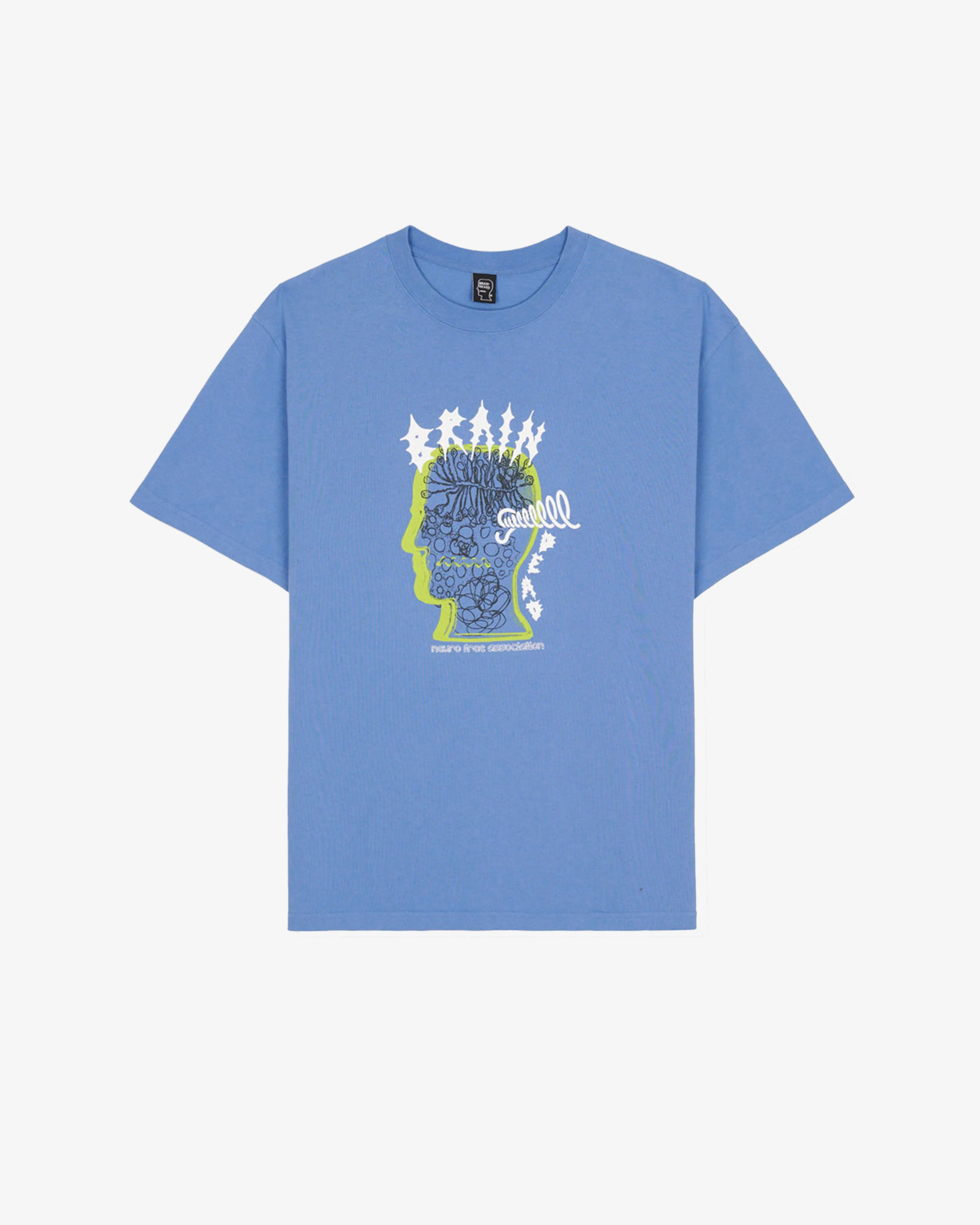 Brain Dead - Men's Ringing Ear T-ShIrt - (Blue)