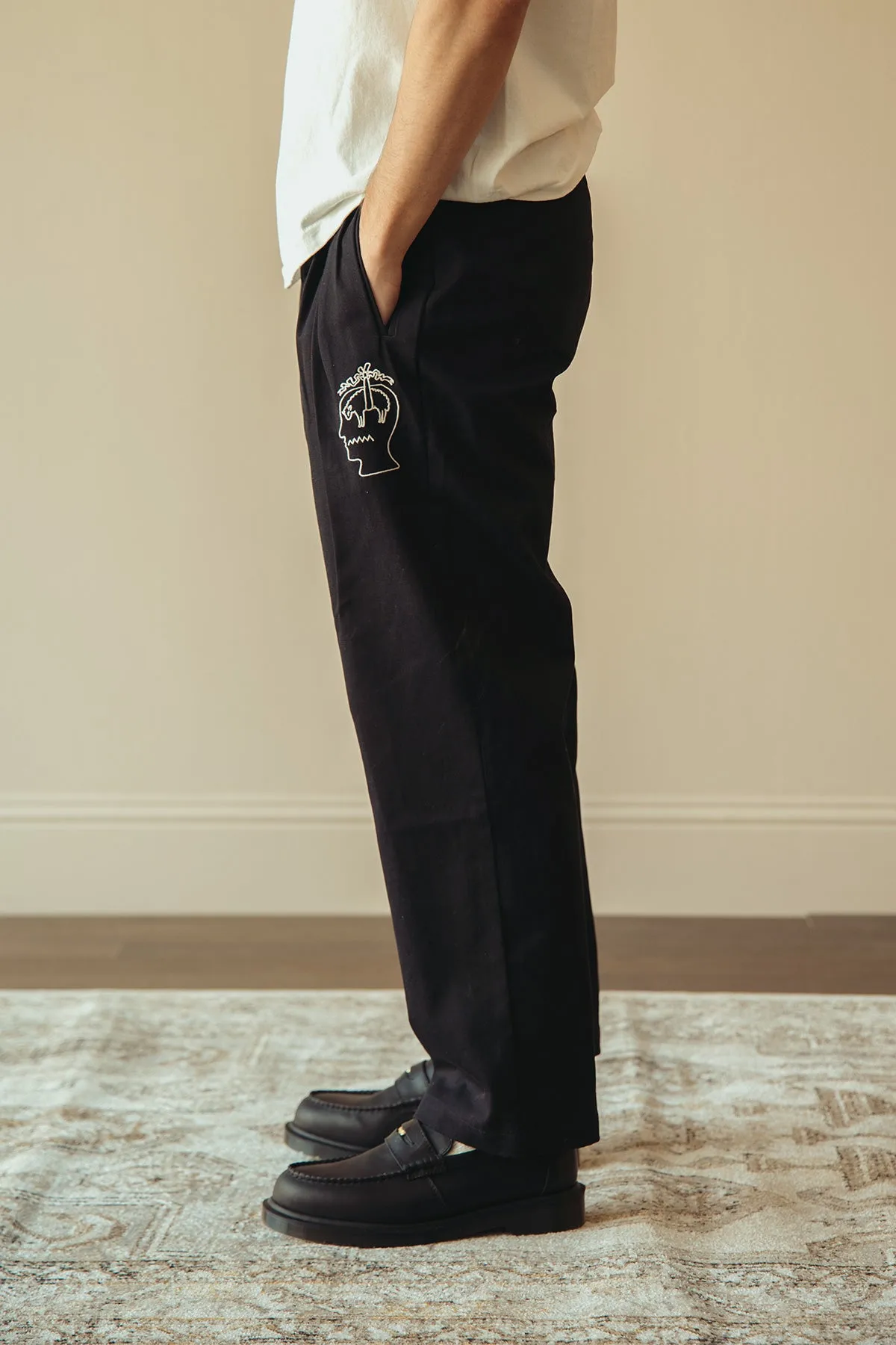 Brain Dead x Brooks Brothers California Pleated Trousers - Black