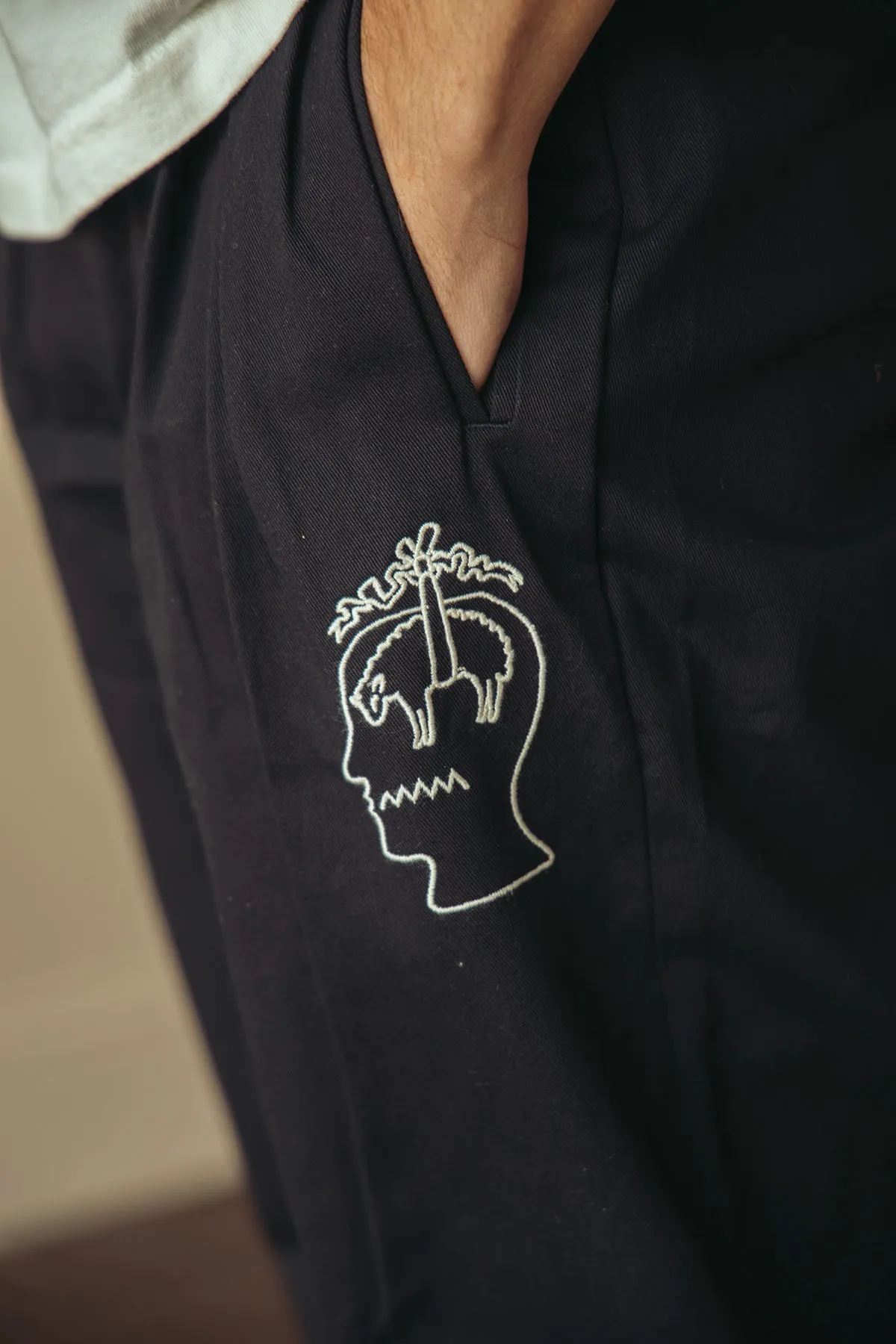 Brain Dead x Brooks Brothers California Pleated Trousers - Black