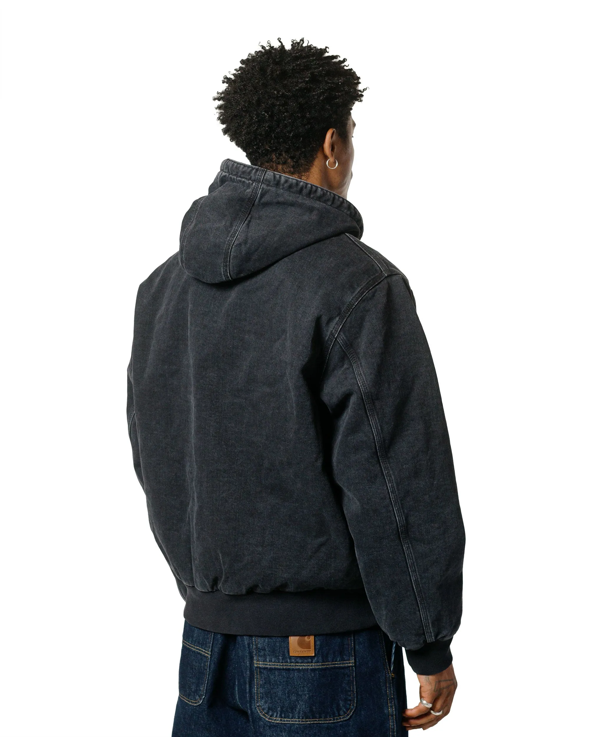 Carhartt W.I.P. OG Active Rivet Jacket Black Stone Washed