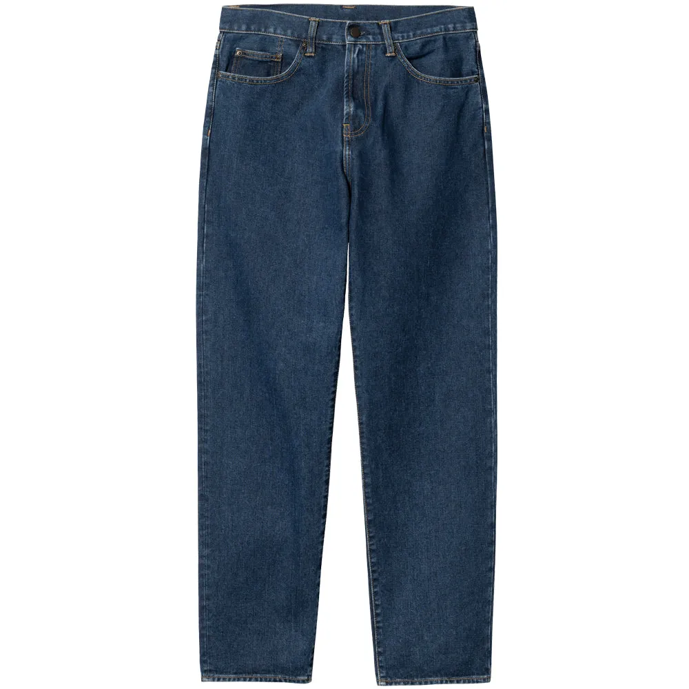 CARHARTT WIP PONTIAC PANT // BLUE (STONE WASHED) L32