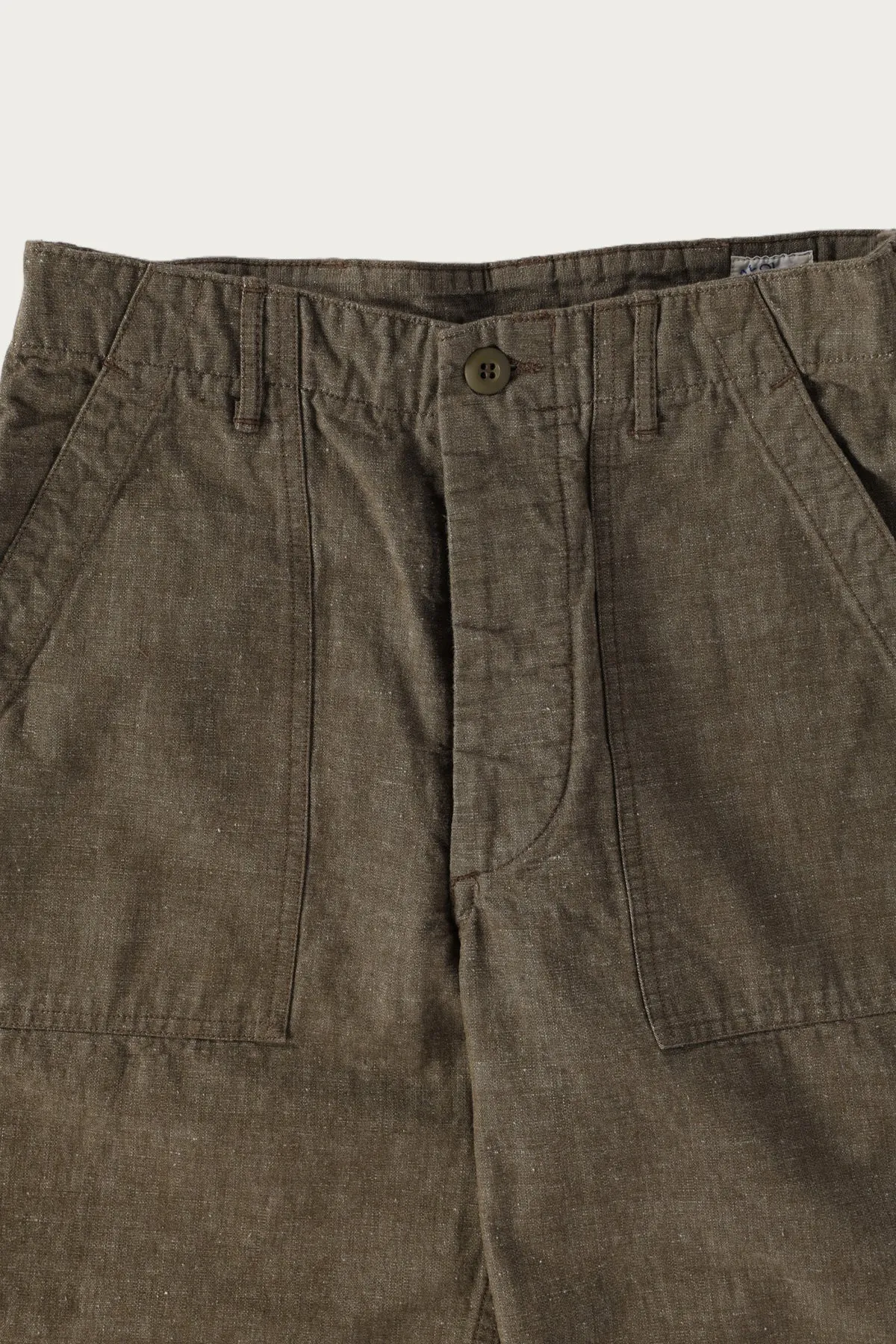 Chambray Fatigue Pants (Regular Fit) - Dusty Olive