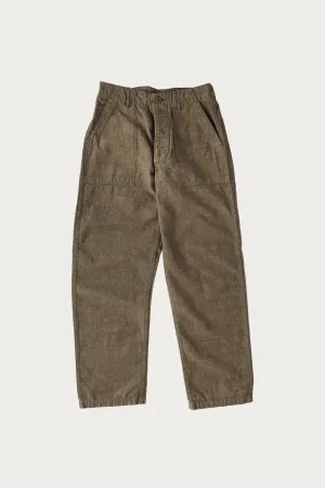 Chambray Fatigue Pants (Regular Fit) - Dusty Olive