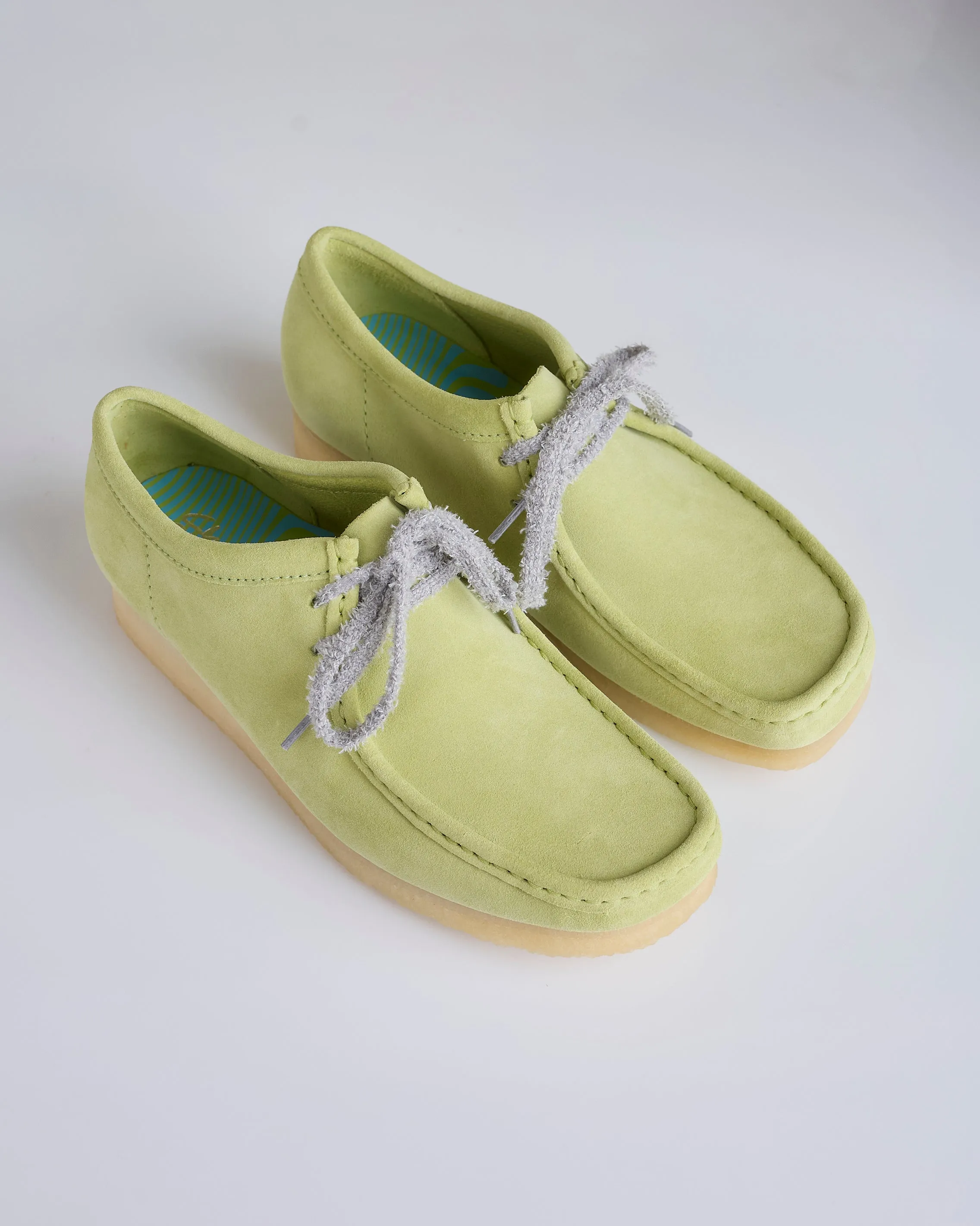 Clarks Originals Men's Wallabee Pale Lime Suede