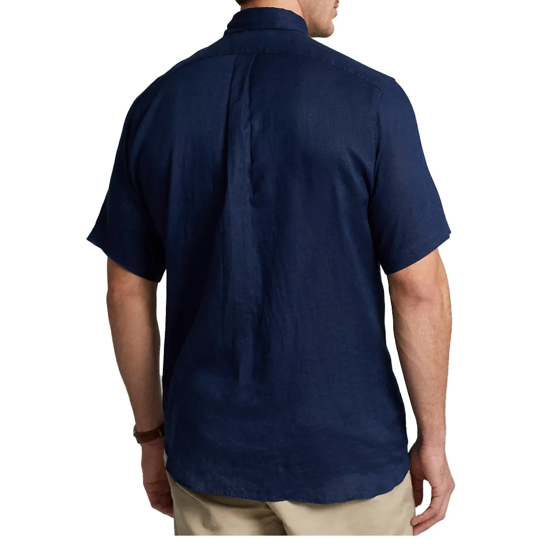 CLASSIC LIGHTWEIGHT LINEN SHIRT NAVY