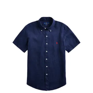 CLASSIC LIGHTWEIGHT LINEN SHIRT NAVY