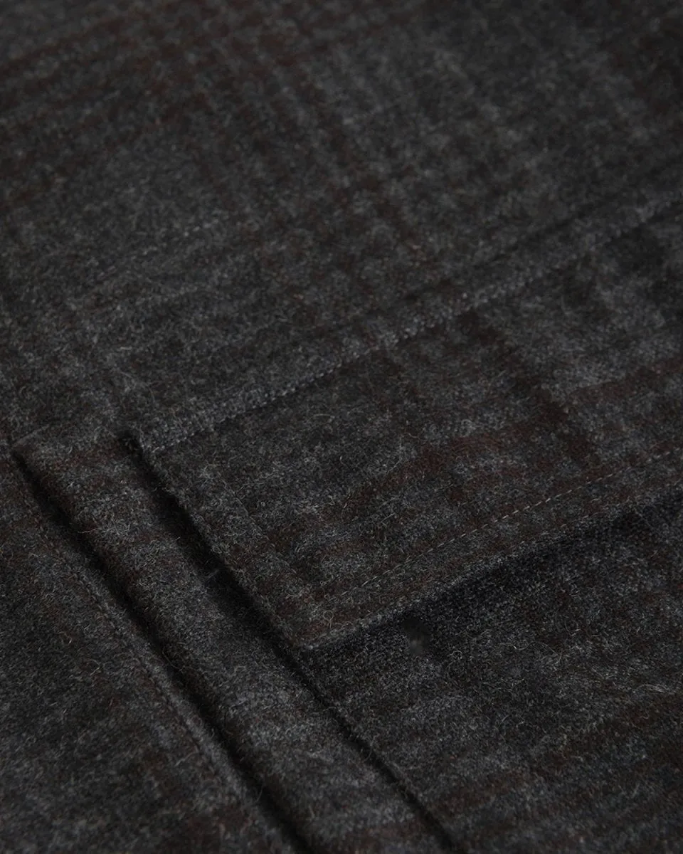 Clive Wool Shirt - Black