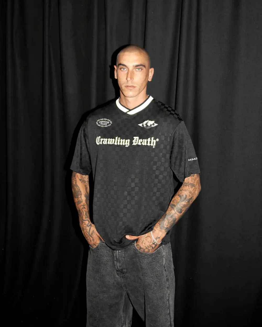 Crawling Death FC Soccer Jersey Black Sale