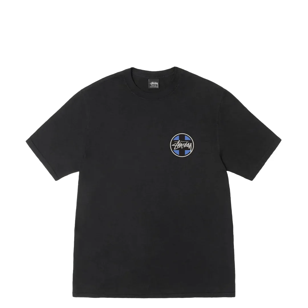 CROSS DOT TEE PIGMENT DYED BLACK
