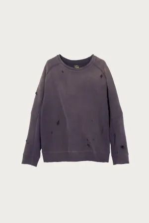 Darts French Terry Sweat Shirt - Purple