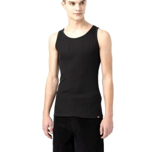 Dickies Basic Rib Singlet 3 Pack Black