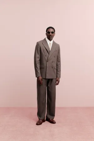 DOUBLE BREASTED PEAK BLAZER
