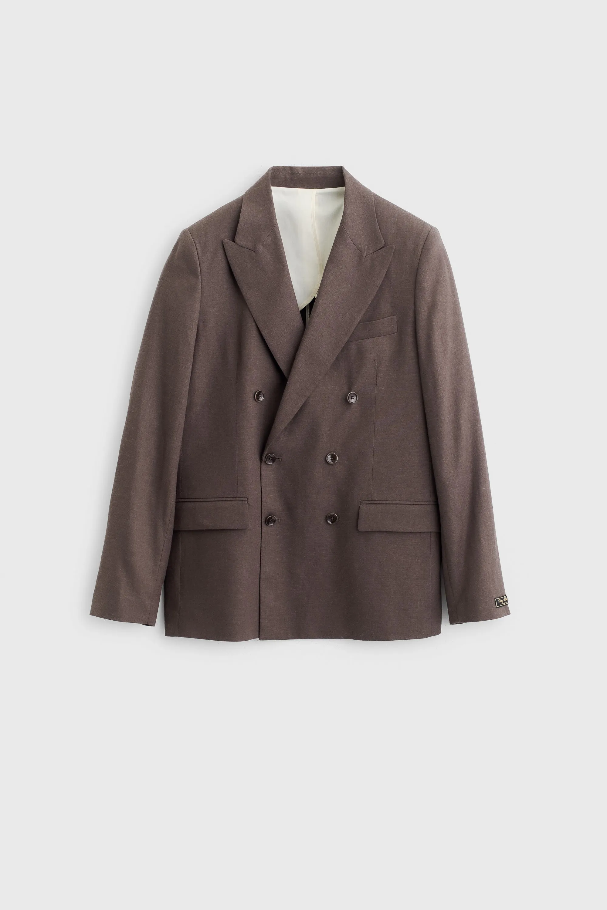 DOUBLE BREASTED PEAK BLAZER