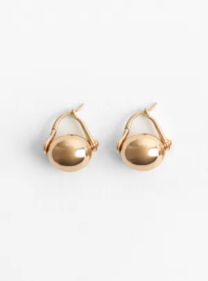 Ellipse Earrings Gold