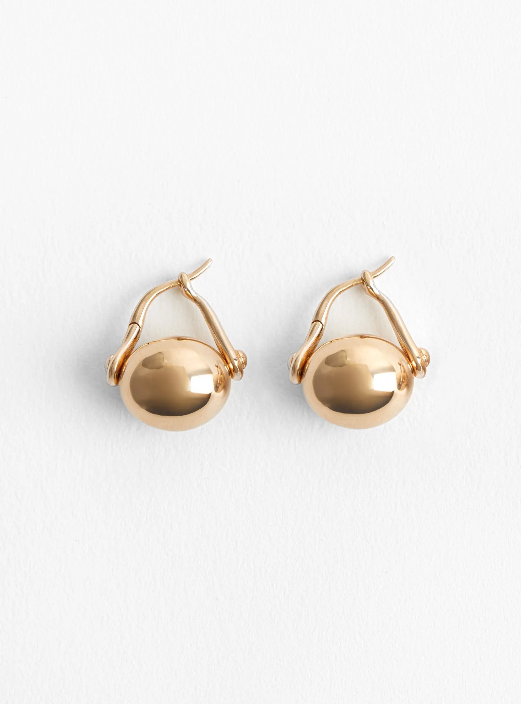 Ellipse Earrings Gold