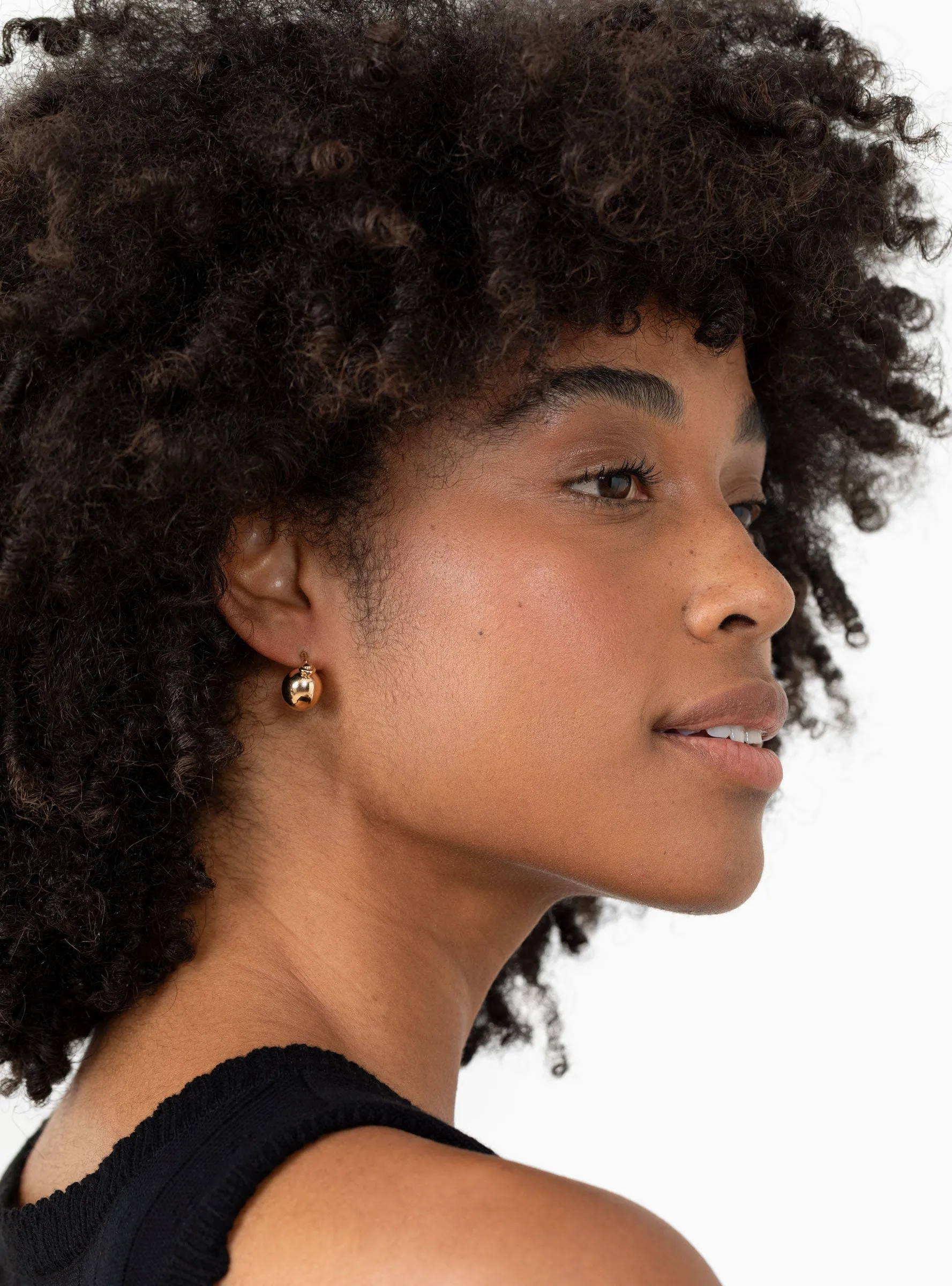 Ellipse Earrings Gold