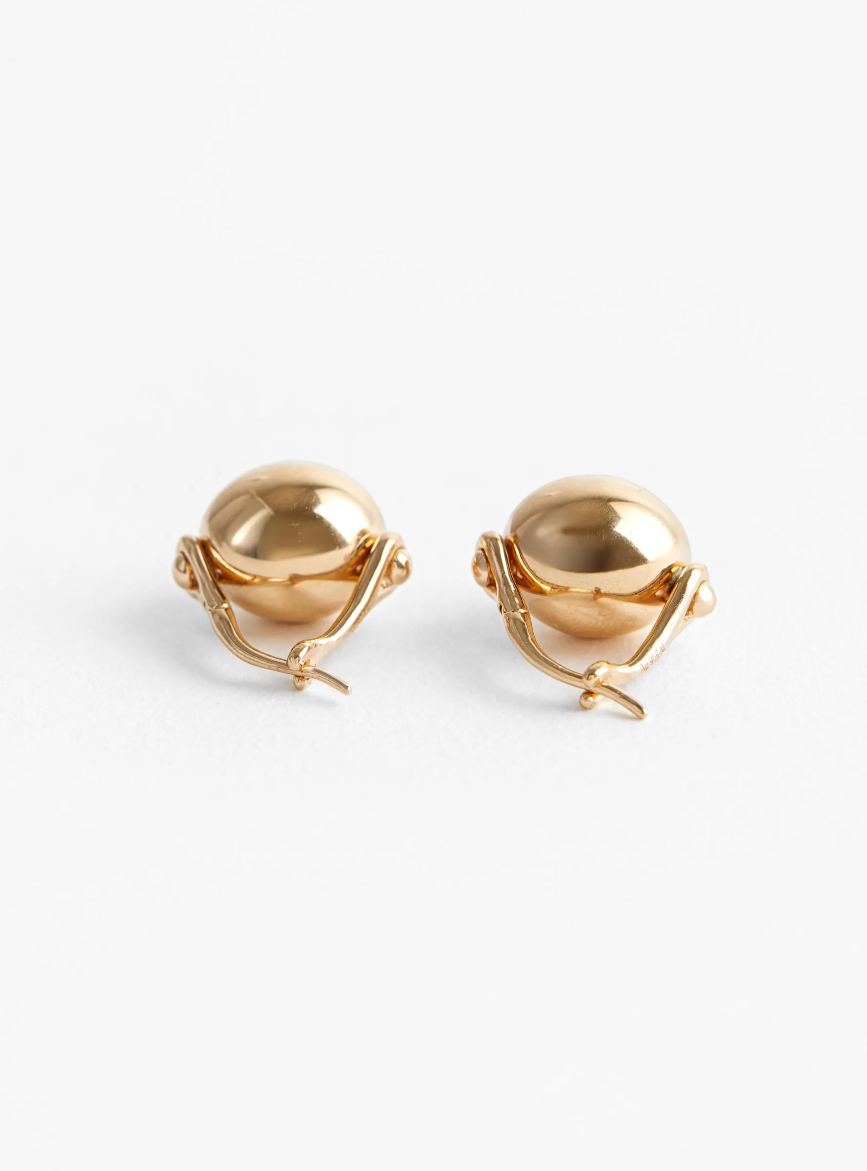 Ellipse Earrings Gold
