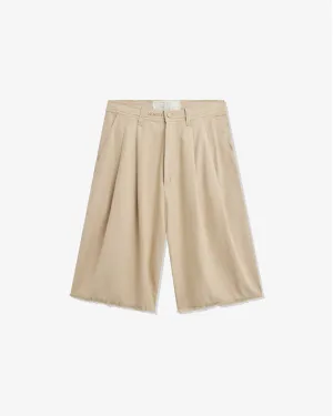 ERL - Men's Distressed Chino Shorts - (Cream)