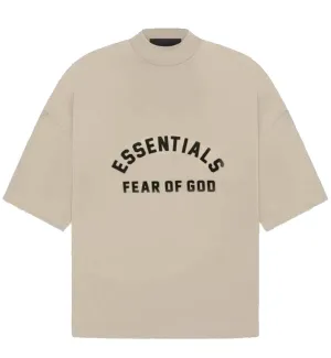 Fear of God Essentials SS23 Bonded Logo Dubai Exclusive (Black Dusty Beige)