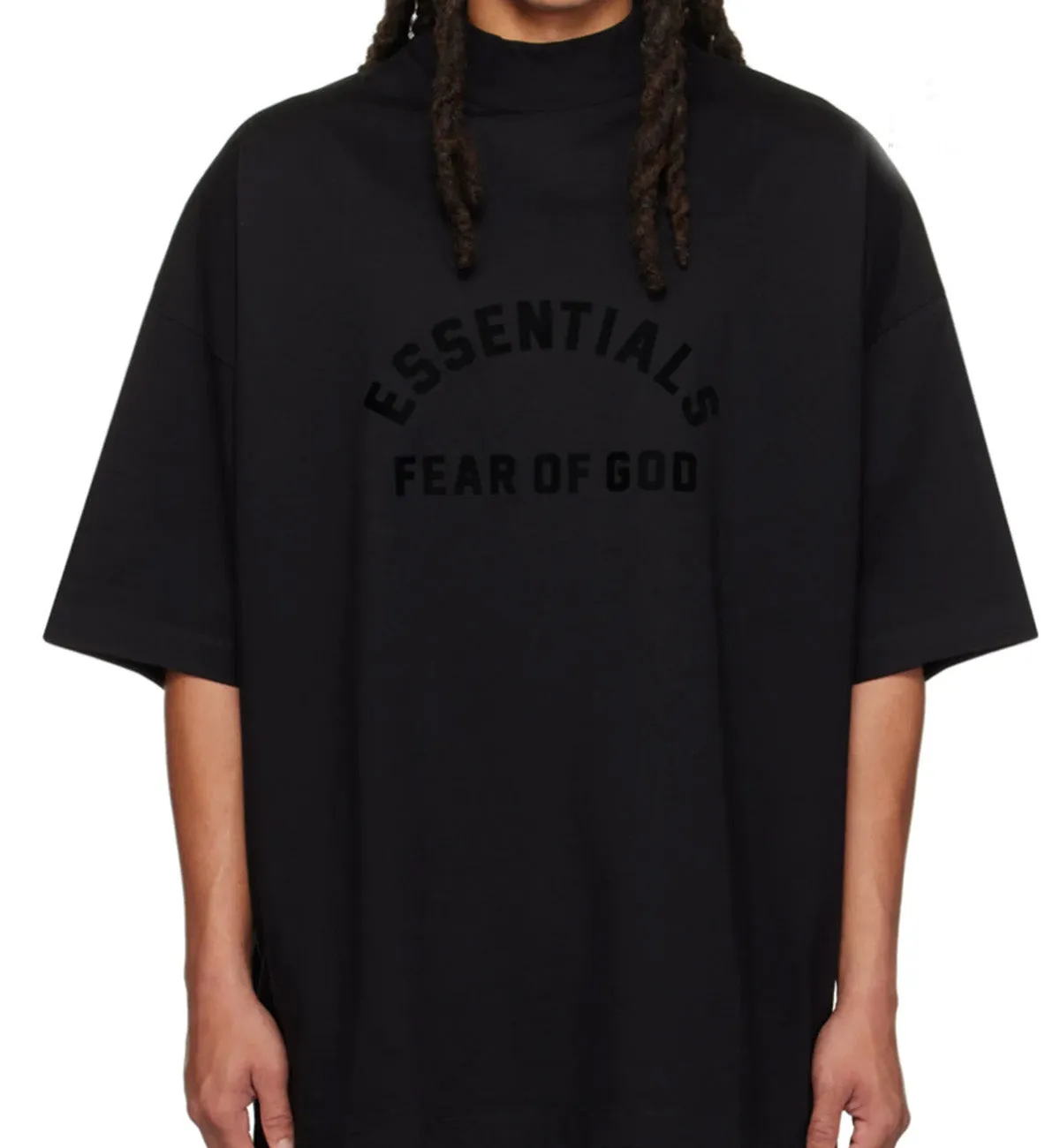 Fear of God Essentials SS23 Bonded Logo Dubai Exclusive (Jet Black)