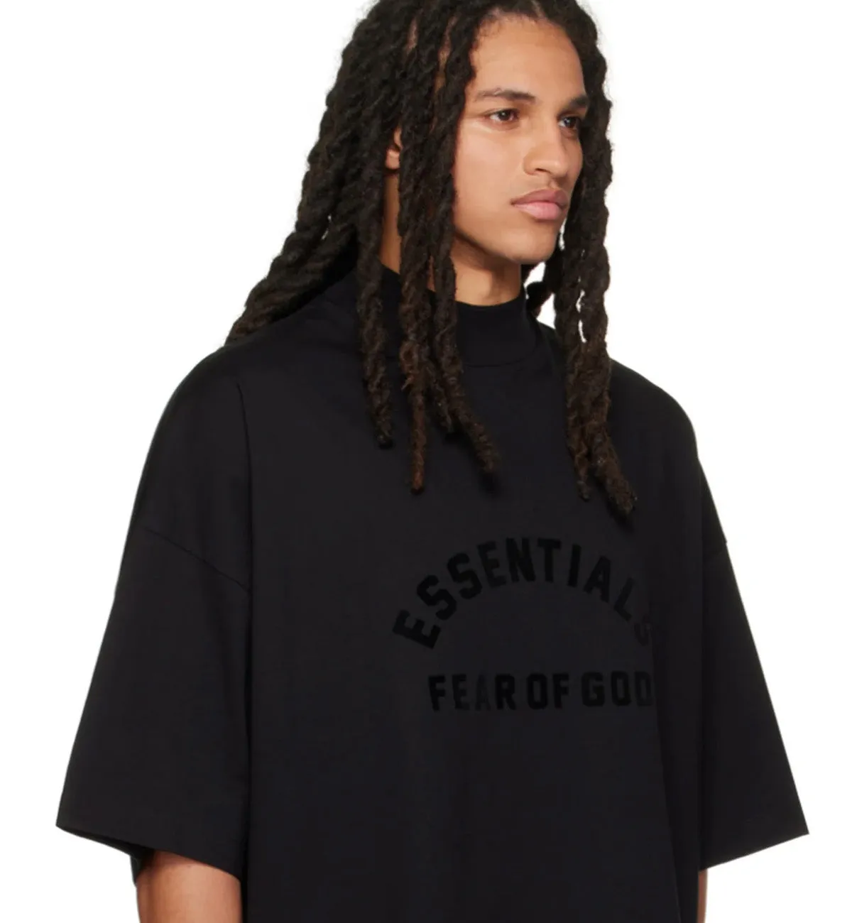 Fear of God Essentials SS23 Bonded Logo Dubai Exclusive (Jet Black)