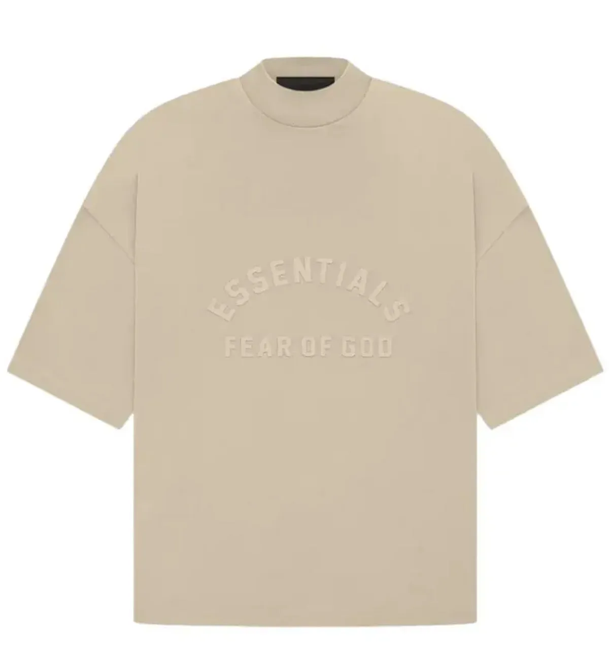 Fear of God Essentials SS23 Bonded Logo Dubai Exclusive Tee (Dusty Beige)