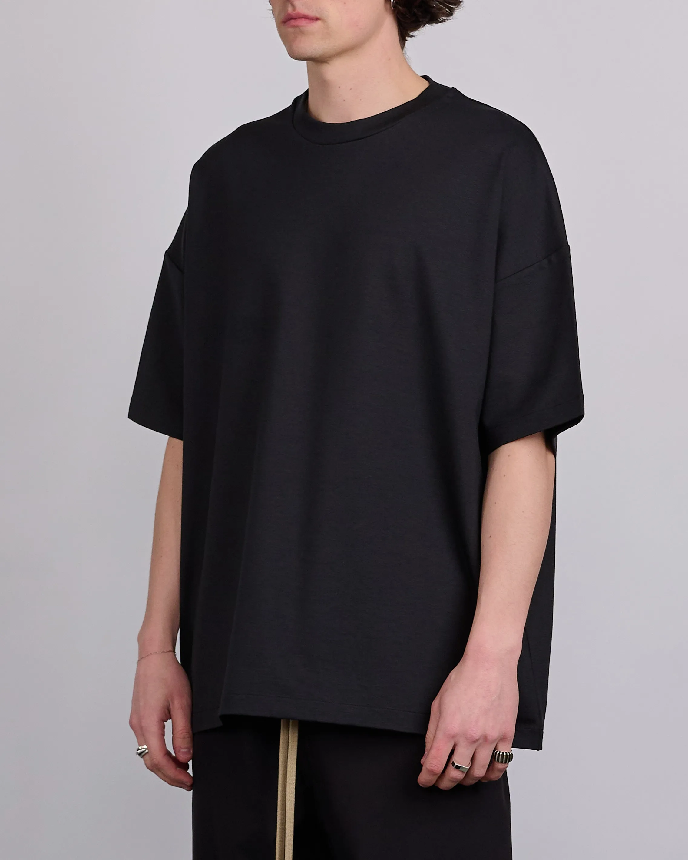 Fear of God Milano Viscose Blend T-Shirt Black
