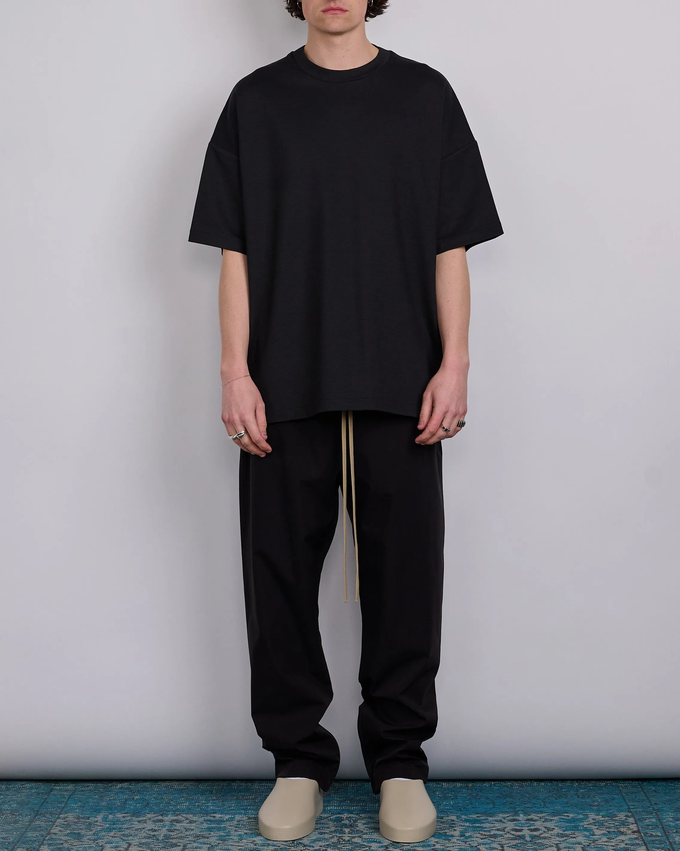 Fear of God Milano Viscose Blend T-Shirt Black