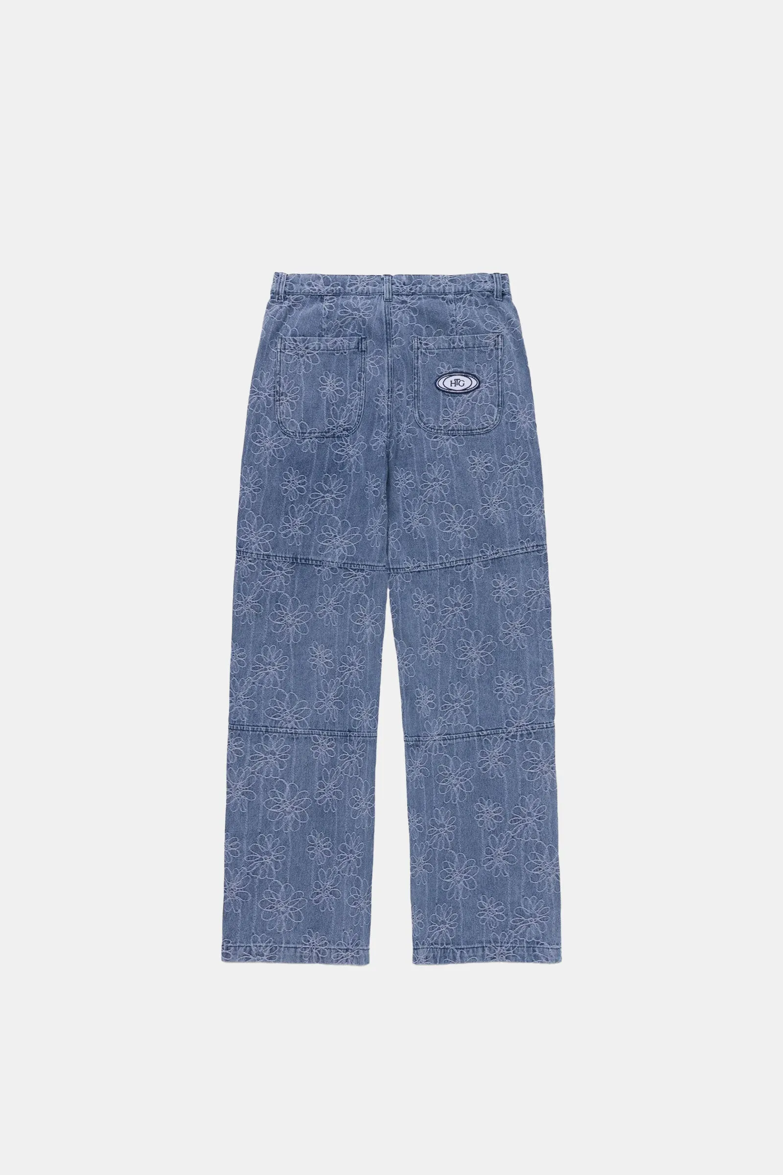 Flower Jacquard pant